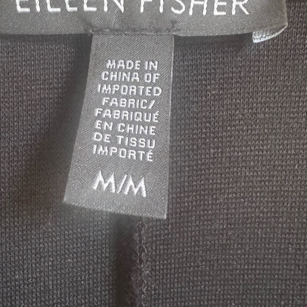 Eileen Fisher Black 2pc Pantsuit - Picture 6 of 7